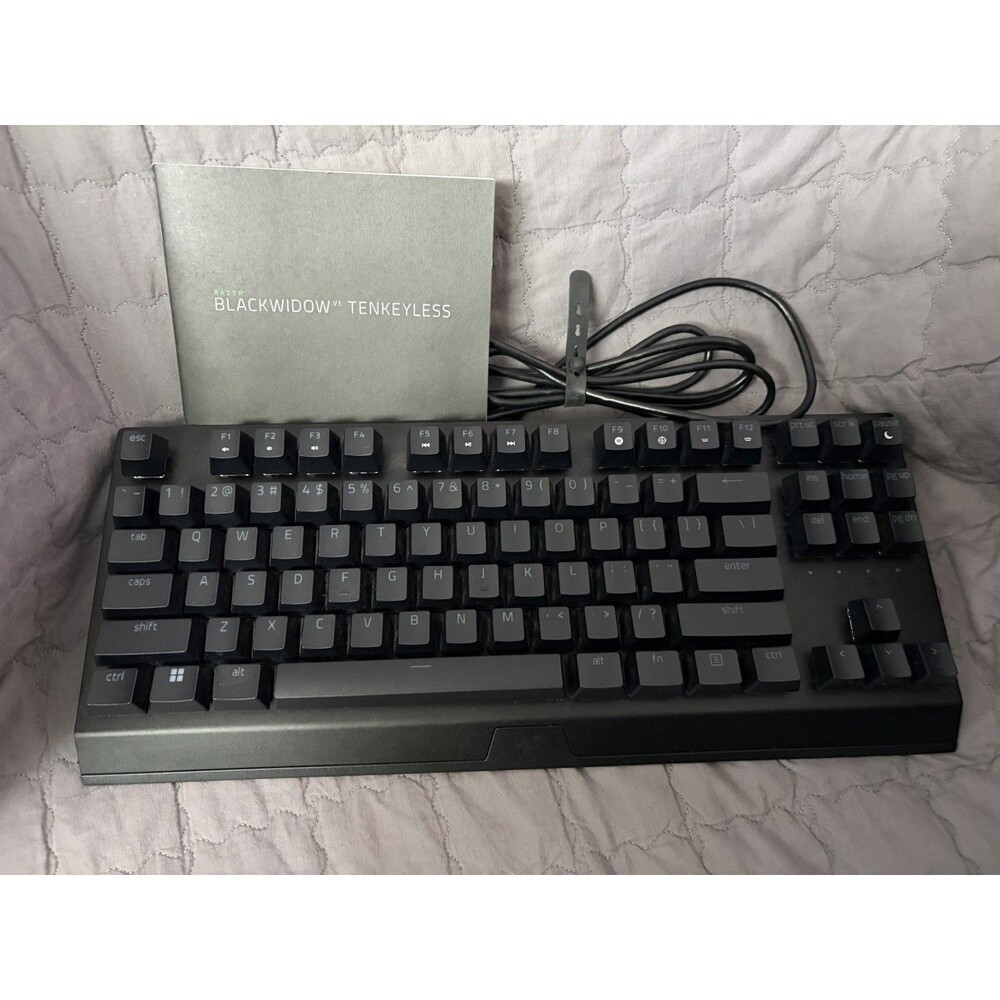 Razer BlackWidow V3 Tenkeyless Mechanical Illuminated Wired USB Keyboard